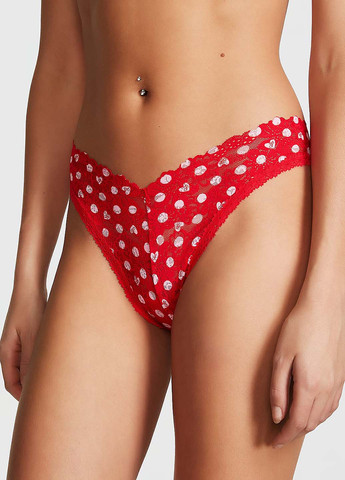 Красный демисезонный комплект (бюстгальтер, трусики) Victoria's Secret