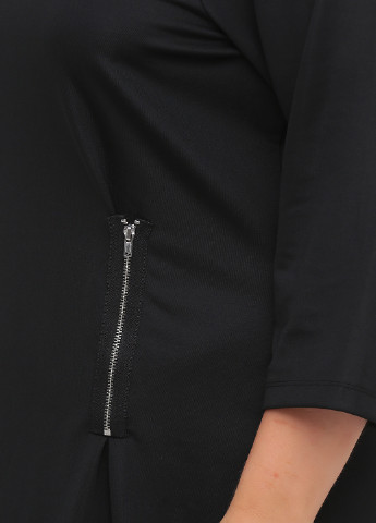 Черное кэжуал платье Junarose однотонное