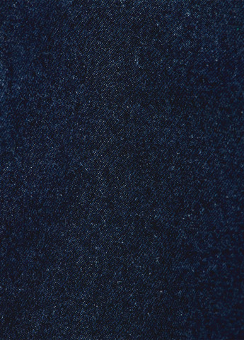 Синяя джинсовая, кэжуал однотонная юбка SHEIN а-силуэта (трапеция)