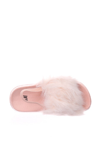 Розовые кэжуал сандалии H&M на резинке