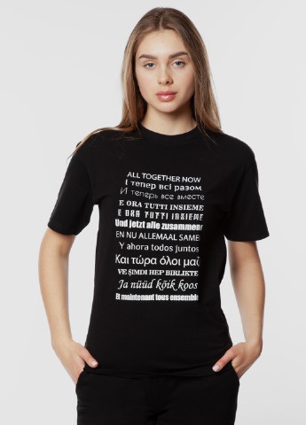 Черная летняя футболка женская Arber T-shirt W Overs WF8