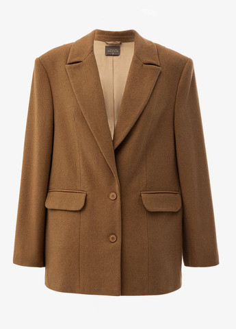 Светло-коричневый женский жакет Gepur однотонный - демисезонный