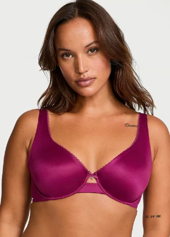 Сливовый демисезонный комплект (бюстгальтер, трусики) Victoria's Secret