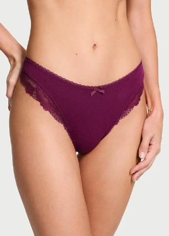 Сливовый демисезонный комплект (бюстгальтер, трусики) Victoria's Secret