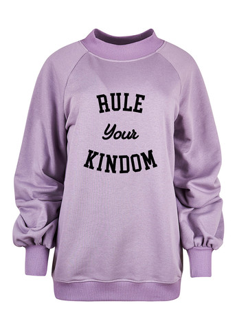 Сиреневый свитшот Garnamama надпись без декора (315448254)