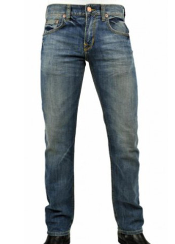 Синие демисезонные прямые джинсы LTB