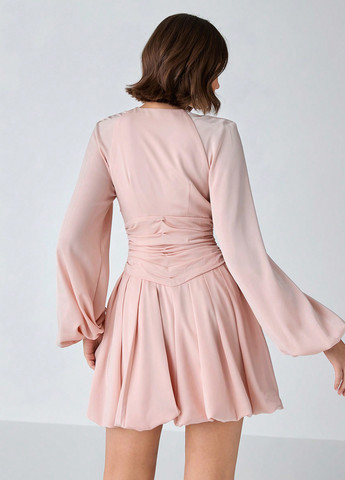 Пудрова святковий сукня кльош SHEIN однотонна