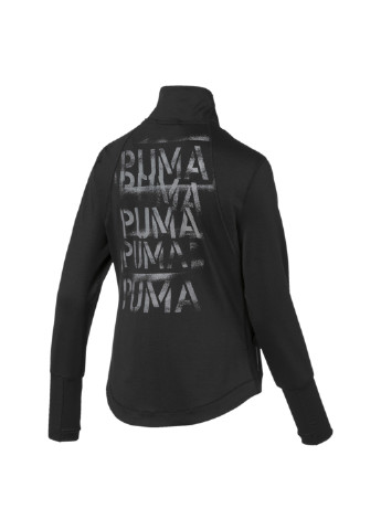 Олімпійка Studio Knit Jacket Puma чорна спортивна поліестер