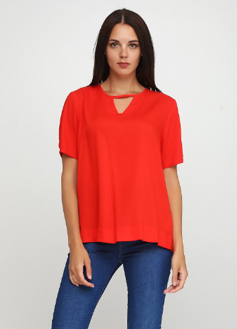 Красная летняя блуза Fransa