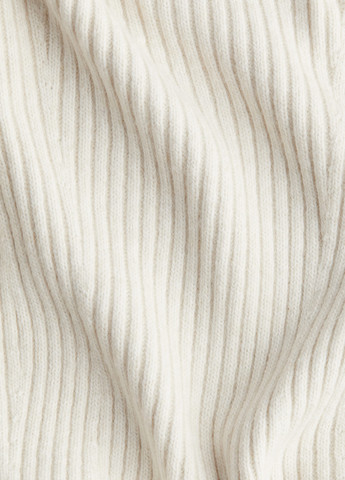 Кремовое кэжуал платье платье-свитер H&M однотонное