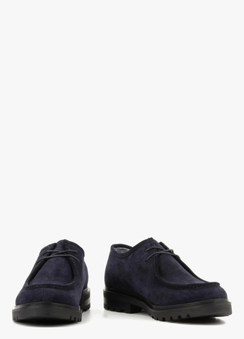 Синие классические, кэжуал туфли Le'BERDES на шнурках