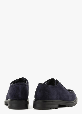 Синие классические, кэжуал туфли Le'BERDES на шнурках