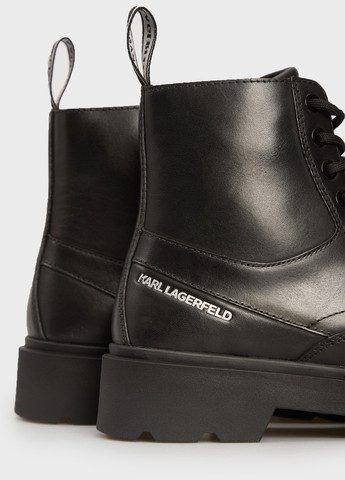 Зимние ботинки стилы Karl Lagerfeld с тиснением
