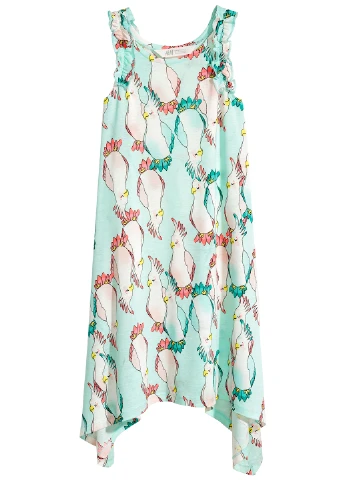 Светло-бирюзовое платье H&M (183622092)