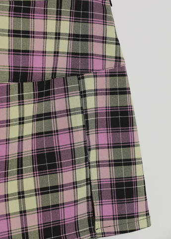 Разноцветная кэжуал в клетку юбка Lefties а-силуэта (трапеция)