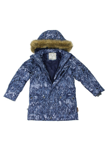 Синяя зимняя куртка-пуховик lucas Huppa