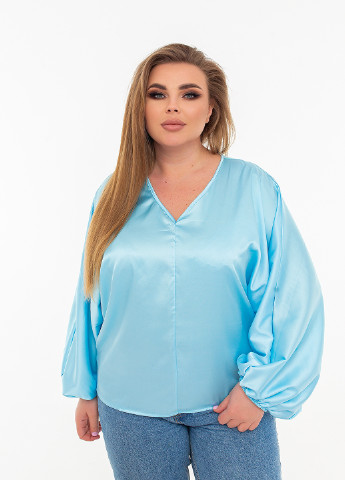 Блакитна демісезонна блуза Elfberg