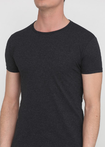 Грифельно-серая футболка с коротким рукавом LEXSUS
