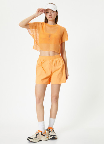 Оранжевая всесезон футболка KOTON