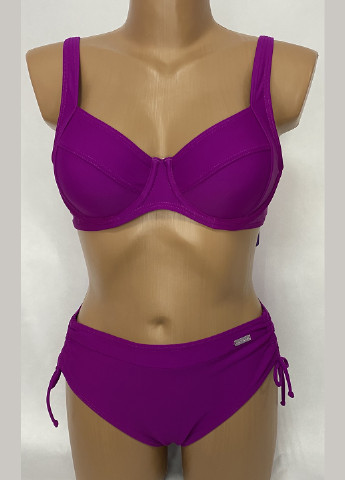 Фиолетовый летний купальник (лиф, трусы) раздельный Lascana