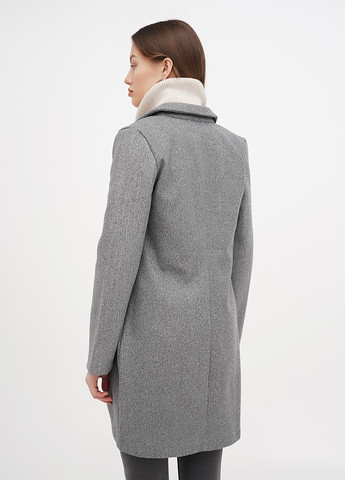 Серое демисезонное Пальто однобортное Cropp