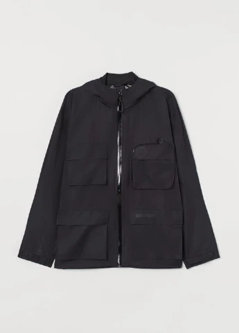 Черная демисезонная куртка H&M