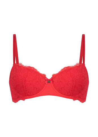 Красный балконет бюстгальтер Hunkemoller с косточками полиамид, кружево
