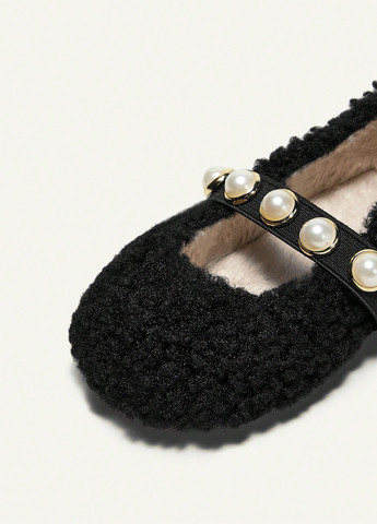 Балетки SHEIN з намистинами (331624001)