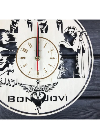 Часы настенные «Bon Jovi», натуральное дерево 7Arts (253565928)