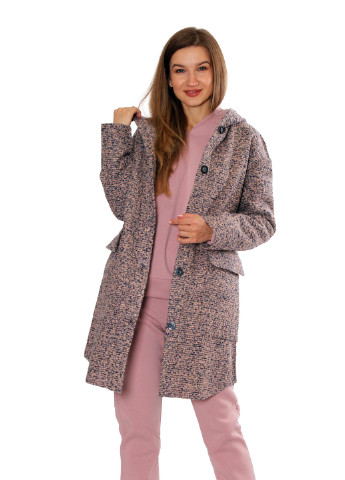 Розовое демисезонное Розовое демисезонное пальто оверсайз Anna Dali