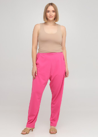 Розовые кэжуал демисезонные зауженные брюки New Look