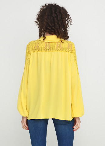 Желтая демисезонная блуза New Collection