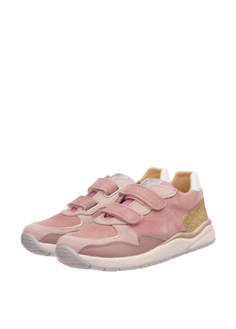 Розово-лиловые демисезонные кроссовки Naturino