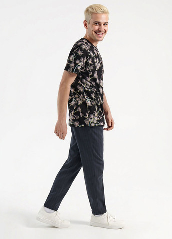 Темно-серые кэжуал демисезонные каррот брюки House