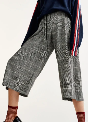 Кюлоти демисезон,серий в клетку, Pull & Bear (248895754)