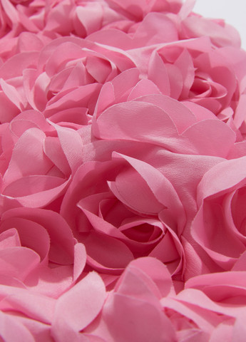 Розовое кэжуал платье бандо SHEIN однотонное