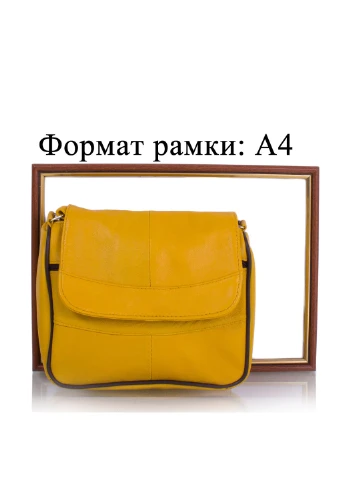 Женская кожаная сумка-почтальонка 20х18х7,5 см TuNoNa (195547160)