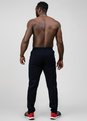 Темно-синие спортивные зимние прямые брюки SA-sport