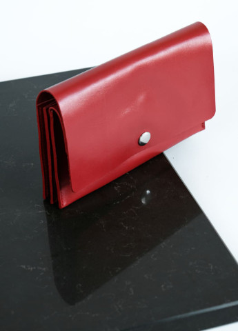 Женский портмоне из натуральной кожи красный. Большой и вместительный кошелёк клатч. Space Kozhanty (252315355)