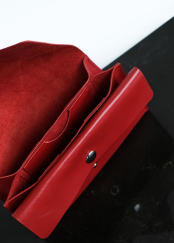Женский портмоне из натуральной кожи красный. Большой и вместительный кошелёк клатч. Space Kozhanty (252315355)