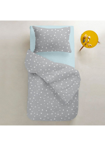 Підліткова постільна білизна STAR GW LIGHT BLUE (підковдра 160х220 см, наволочка 50х70 см, простирадло 155х240 см) Cosas (251801351)