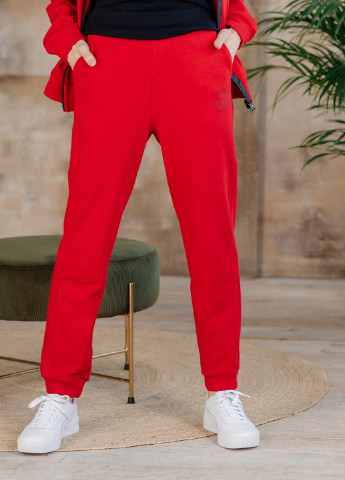 Красные спортивные демисезонные джоггеры брюки Azuri