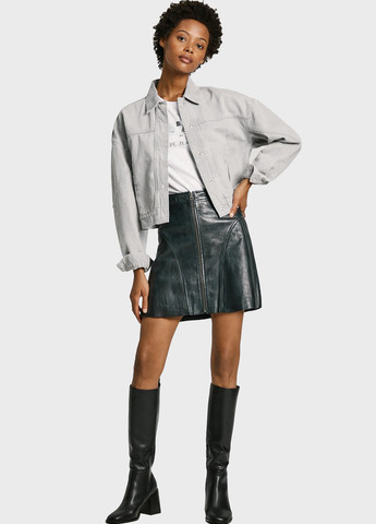 Голубая демисезонная куртка Pepe Jeans