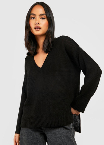 Чорний демісезонний пуловер пуловер Boohoo