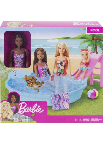 Игровой набор Barbie and Pool Басейн Барби (GHL92) Mattel (255665501)