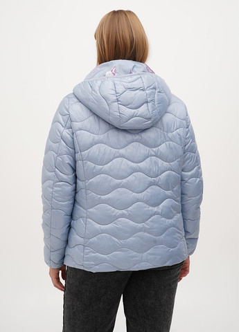 Блакитна демісезонна куртка двостороння Minority
