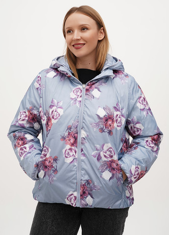 Блакитна демісезонна куртка двостороння Minority