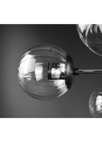 Люстра потолочная на 6 лампочек 51797/6 Черный 28х72х72 см. Sunnysky (253628739)