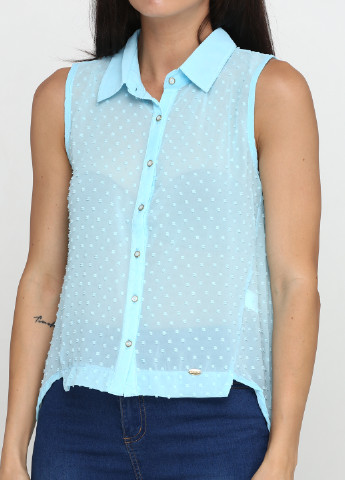 Голубая летняя блуза Zarga