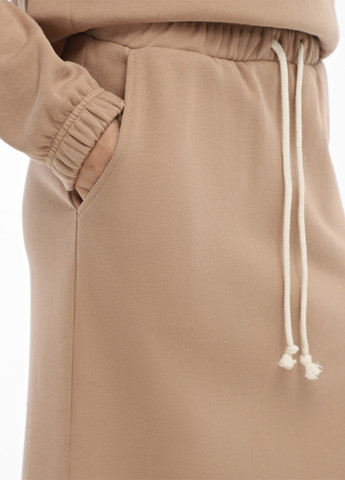 Бежевая спортивная, кэжуал однотонная юбка Promin карандаш